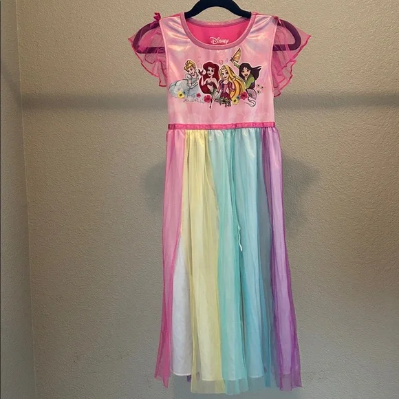 Disney Princess Pink and Yellow Nightgown Duo size 6 and XS - Picture 8 of 13